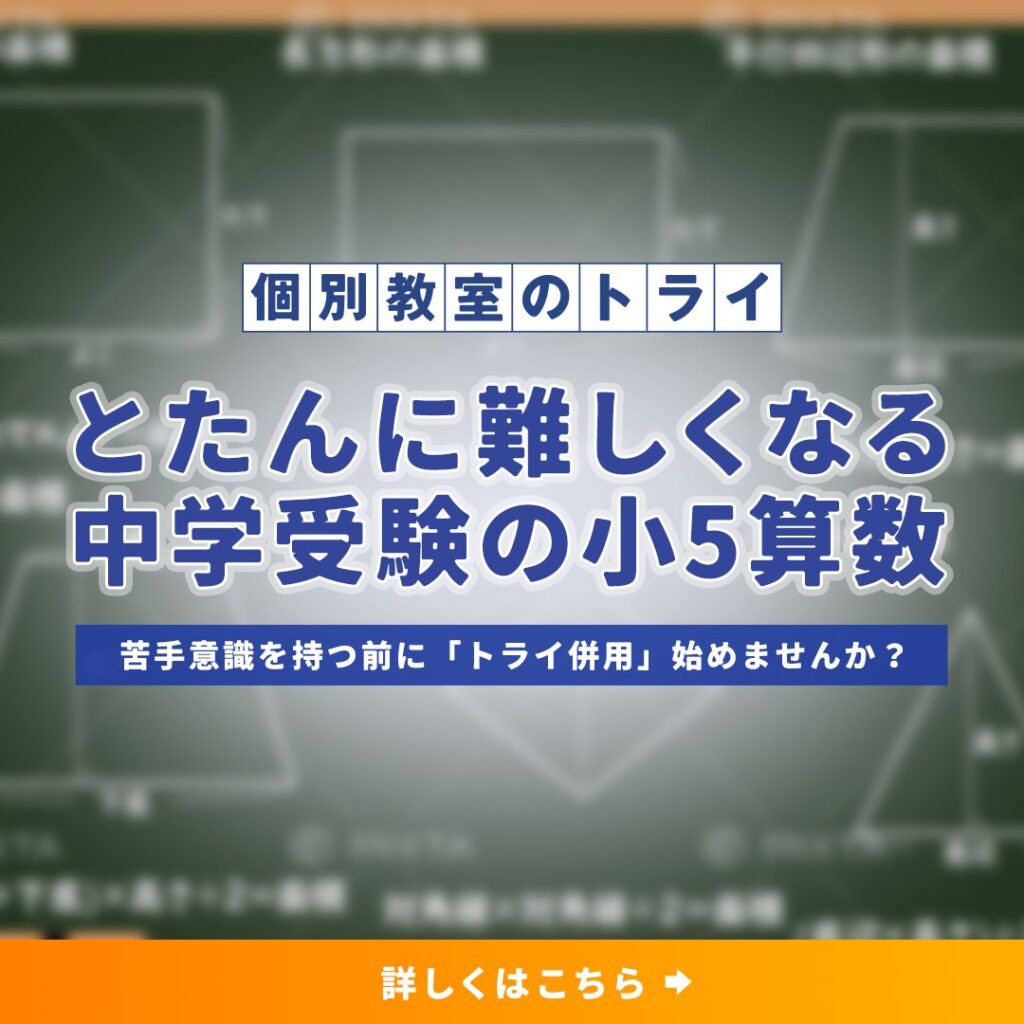 個別指導塾 中学受験 SNS広告バナー